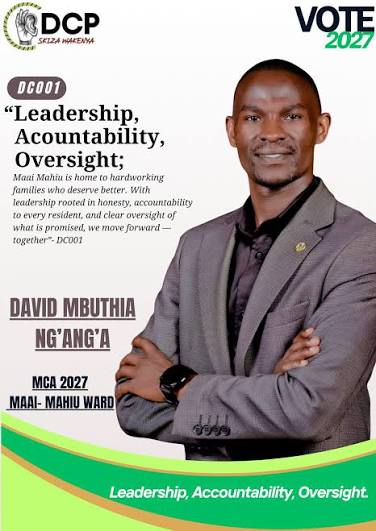 Portrait of DAVID MBUTHIA NG'ANG'A