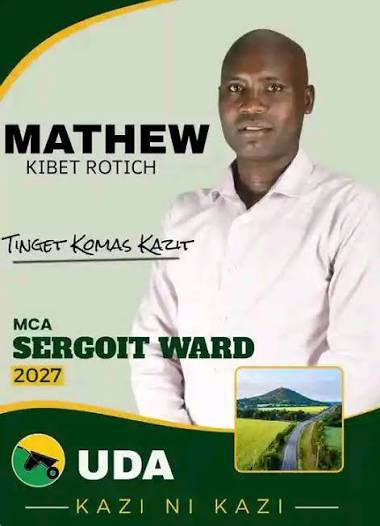 Portrait of Mathew Kibet Rotich